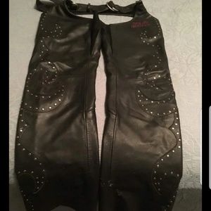 Womans Meduim harley Davidson chaps